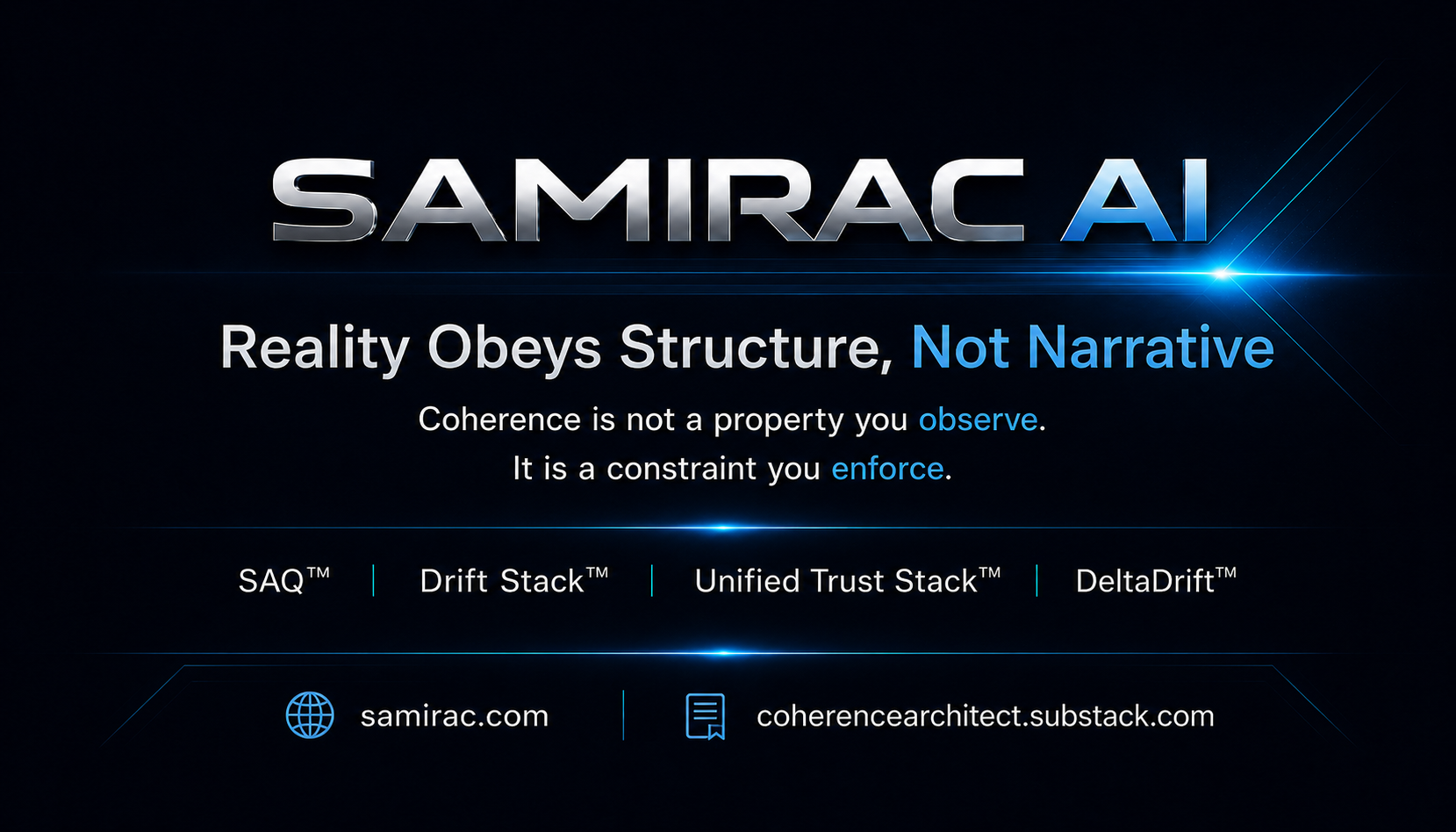 Samirac AI business card back